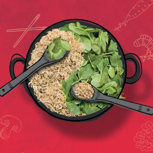 Cuisinez l'esprit wok